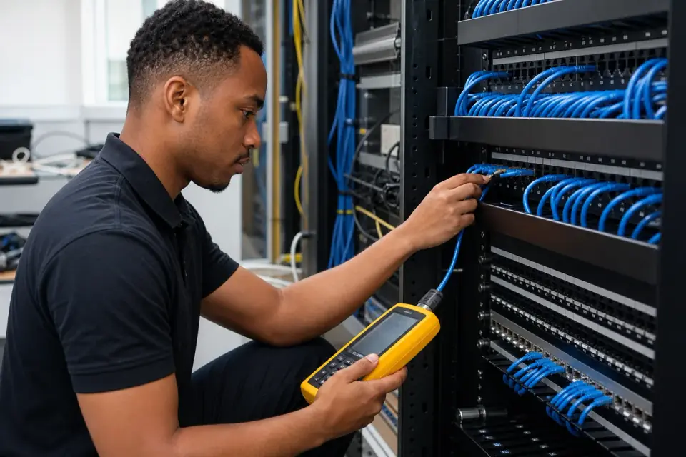 Structured network cabling testing equipment