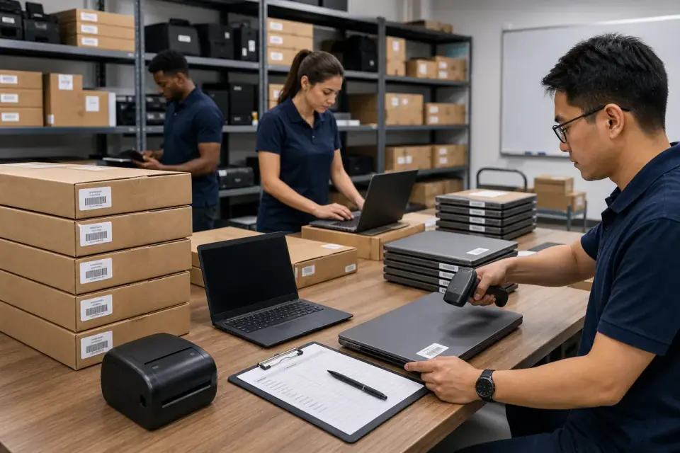 IT hardware organised for supply and deployment