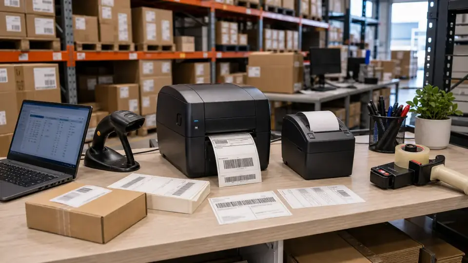 Receipt and label printing equipment