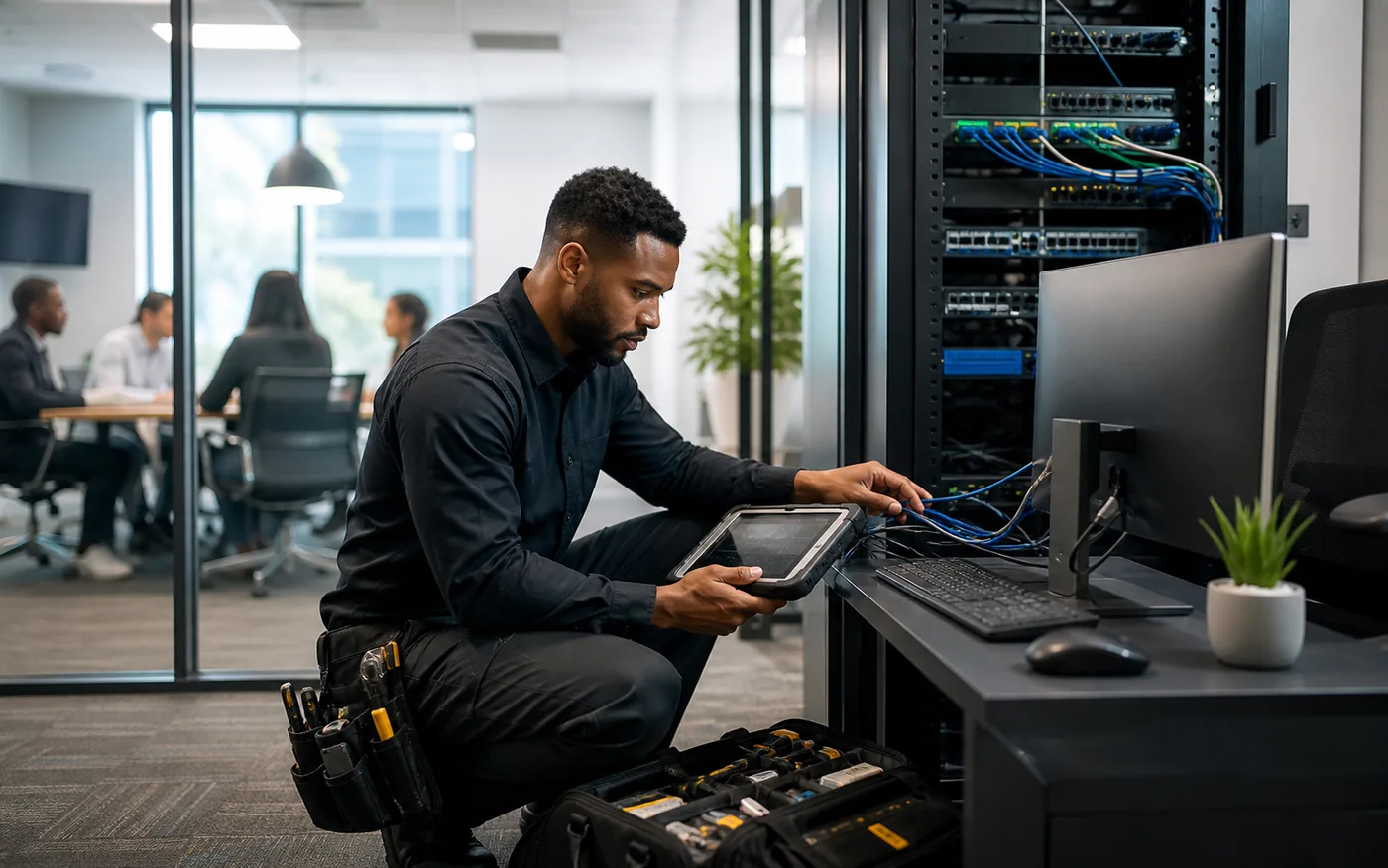 Ideal Solutions engineer supporting network infrastructure